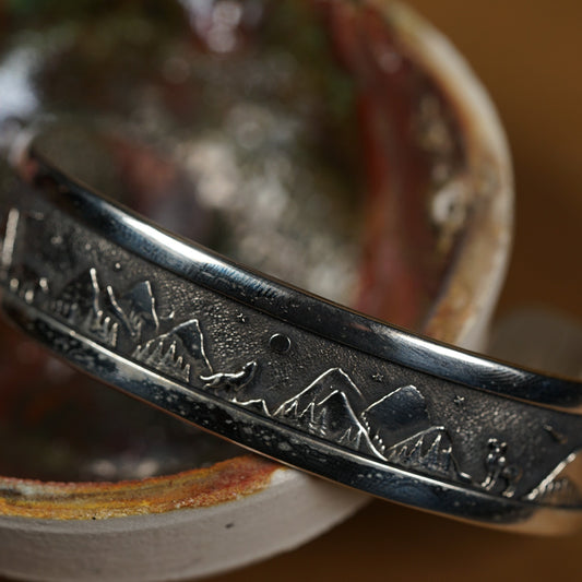 Mountain Scene Cuff